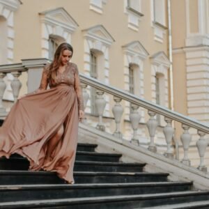 Robe longue féminine — photo d’exemple O’Chic