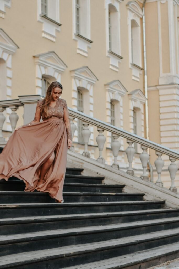 Robe longue féminine — photo d’exemple O’Chic
